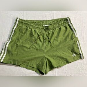 Adidas Athletic Shorts Mens XL Green Training Gym Shorts